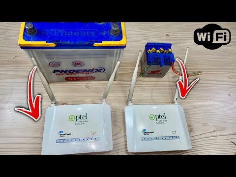 How to run wifi router on bike battery or car battery | Will it work?