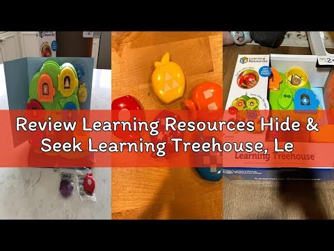 Review Learning Resources Hide & Seek Learning Treehouse, Letter Games, Toddler Learning Treehouse,