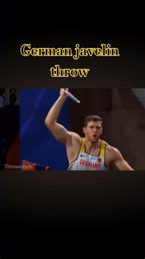 top German javelin throw