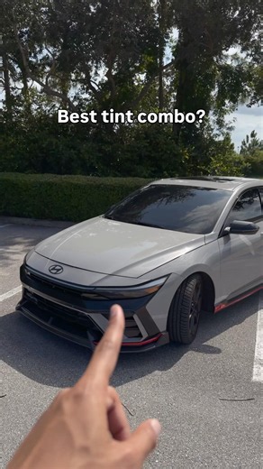 can’t beat this set up🤷🏽‍♂️ #windows #hyundai #elantra #n #tint