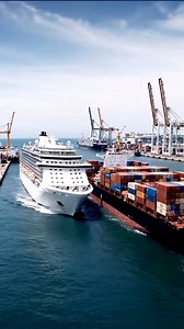Uncontrolled Cruise Ship Collides With Dockside Area! #shipdisaster #fyp #viral #reels | Ship Disaster