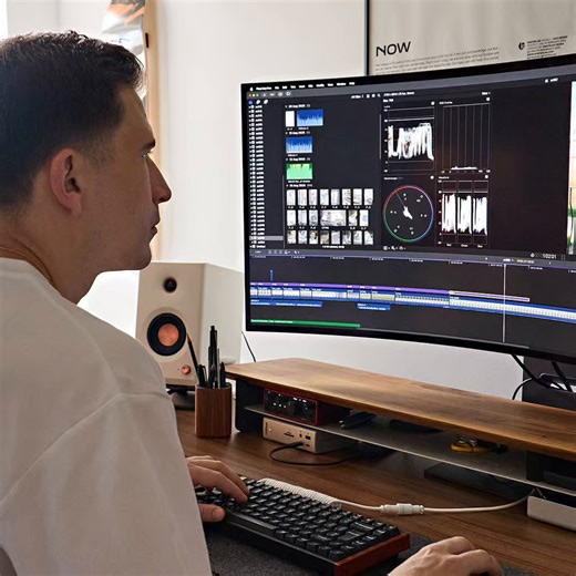 4K views · 15 reactions | Hast du schon mal an einem Curved Monitor...