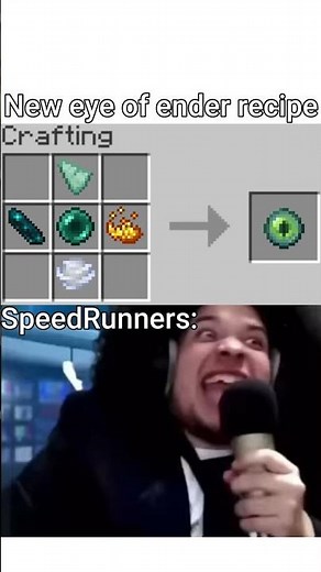 new eye of ender crafting recipe #minecraft #shorts