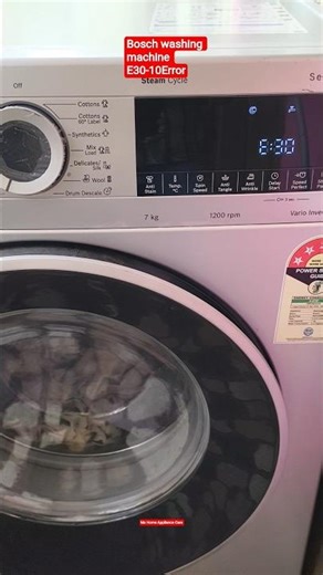 Bosch washing machine E30-10Error#homeappliance #viral #washingmachinerepairing #viral #viral #viral