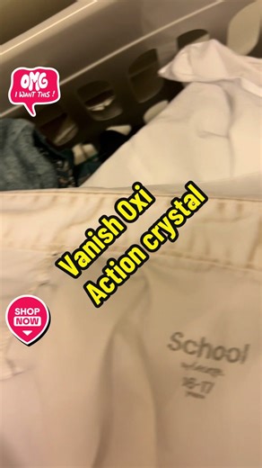 Vanish Gold Oxi Action Stain Remover & Whitening Booster Powder For Whites 1.9 kg Removes Tough Stains Even at 20°C Restores Whiteness of Greyed Fabrics#tiktokmademebuyit #LaundryRoutine #CleanHome #WhiteClothes #TikTokFinds