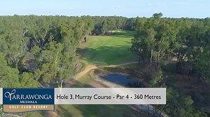 Yarrawonga-Mulwala-Golf-Club-Resort-Murray-Course-3rd-Hole-Flyover
