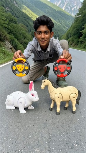 Duita Rc Khargosh Remote Wala Horse Dise Deko 😛