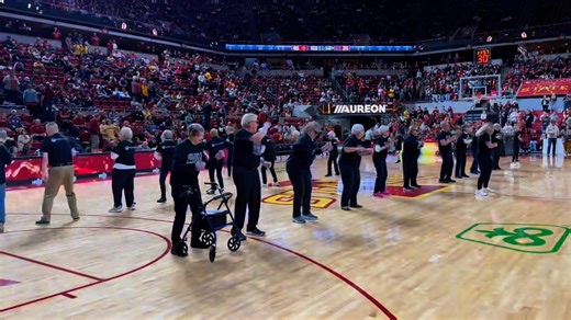 3.1K views · 62 reactions | Green Hills was back last night for another round of the Juicy Wiggle at the Iowa State Men's Basketball game! ️ One of our residents favorite events! For anyone that missed us last night, we will be back to perform again in January during an Iowa State Women's Basketball game! ️❤️ | Green Hills Community | Facebook