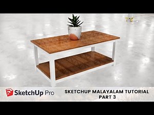 SKETCHUP MALAYALAM TUTORIAL PART - 3