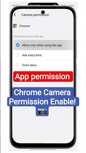 Chrome Camera Not Working? 3 Step Fix #AndroidSettings