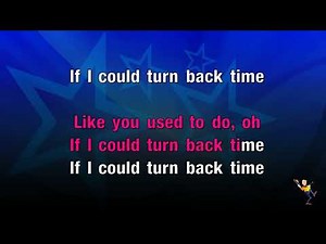 If I Could Turn Back Time - Cher (KARAOKE)