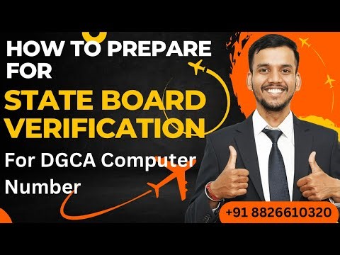 How To Apply for State Board Verification For Computer Number | Fly High