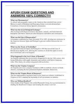 APUSH EXAM QUESTIONS AND ANSWERS 100 CORRECT 636x882