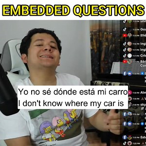 ¿Qué son y cómo funcionan las Embedded question? 💯👨🏻‍🏫✅ . . . . . . . . . . . . . . . . #aronflores #aaronflores #inglesfacil #englishteacher #inglesparaprincipiantes #englishforbeginners #fastenglish #learnenglish | Aron Flores