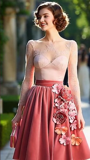 "Stunning Cocktail Dresses with 3D Floral Appliques | Elegant Party Dresses Collection ✨🌸"
