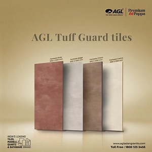 For lasting beauty and strength, even in high-traffic areas, choose AGL's Tuff Guard collection. Experience unmatched durability and elegance in every step. Visit your nearest AGL store to explore more. #AGL #AGLTiles #PremiumKaPappa #Tuffguard #BathroomTiles #FloorTiles #BedroomTiles #WallTiles #TuffguardTiles | Asian Granito India Ltd.