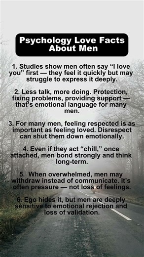 Top 6 Psychological Facts About Men in Love | Male Behavior, Emotions & Love Psychology