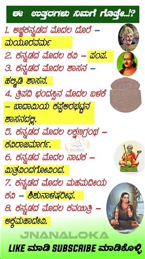 ,🧠 PSI, PC and all govt exams usefull kannada GK questions answer/kannada general knowledge Quiz
