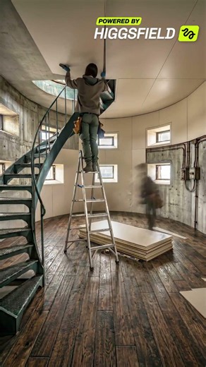 Abandoned Sea Fortress Transformed Into an Off-Grid Dream Home 🌅 #DIYBuild