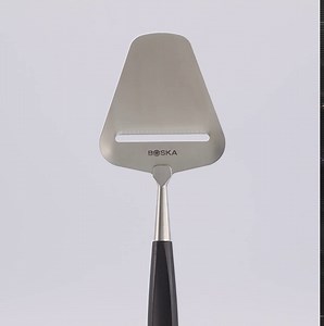 Boska Stainless Steel Cheese Slicer - For All Types of Cheese - Multi-Functional Cheese Slicer - Handheld Slicer - Silver Non-Stick - Dishwasher Safe - For Kitchen Cooking
