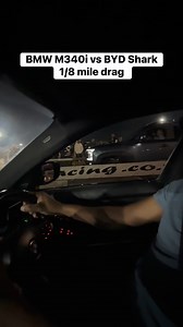BMW M340i races BYD Shark on a 1/8 mile drag race | Glen On Cars