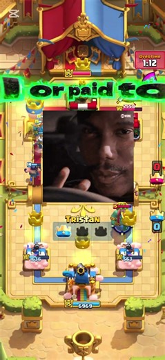 Golem vs goblin gaint!!! End game!!! #clashroyale #youtubeshorts #golem #capcut