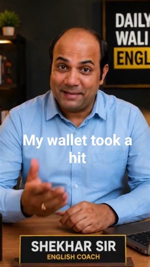 “Jeb Dheeli Ho Gayi” in English 💸 #Shorts #Hinglish #LearnEnglish
