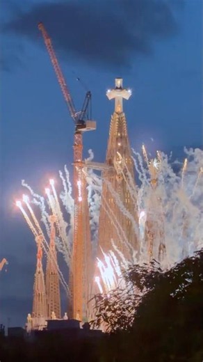A magical night at Basilica Sagrada Familia 10 June 2026 🇪🇸⛪
