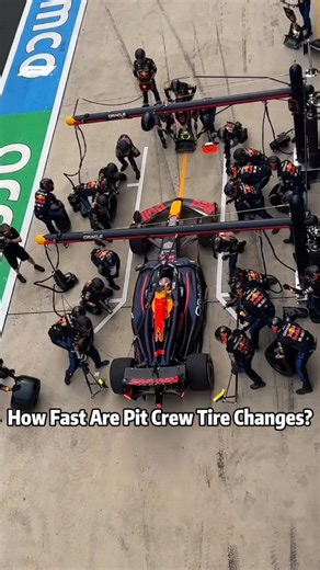 How Fast Are Pit Crew Tire Changers?#carracing #cars #changer #fypppp #usa