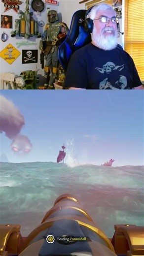 Barnacled Dread 2, pirates and skeleton sloop 0! #seaofthieves #gamingshorts #funnyshorts #agentaren