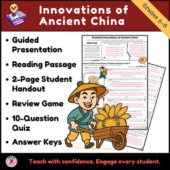 Greatest Innovations of Ancient China | Tools, Ideas & Impact (Grades 6–8)