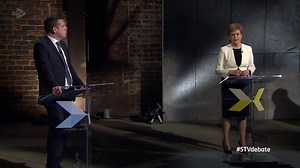 4.5K views · 43 reactions | Nicola Sturgeon and Douglas Ross clash over whether another independence referendum would damage Scotland's recovery from the pandemic. Watch the debate LIVE now on the STV Player https://bit.ly/3dfR86h #STVdebate | STV News | Facebook