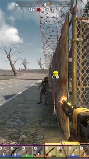 M60 machine gun #7dtd #gaming #zombiegame #survivalgame