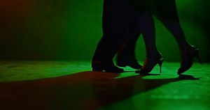 Silhouette Legs Man Woman Dancing Dark Stock Footage Video (100% Royalty-free) 1065720691 | Shutterstock