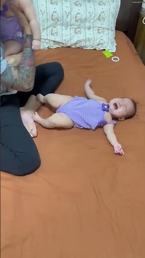 It's so hard to stop twins from crying at the same time