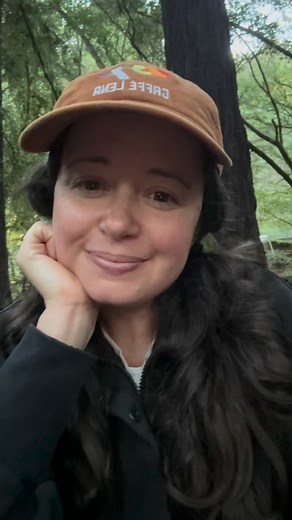 My favorite thing to do on a day off is to wander— yesterday, I found the sweetest circle of Redwood trees in the park in Mill Valley. I have to really consciously slow down my brain and nervous system when I’m on a day off. My regular speed on tour is definitely 2x and helped along by the necessary amount of caffeine. On days off, I try to sleep in and move slowly. 🥹 | Emily Scott Robinson