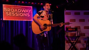 We’re so excited to welcome back Hadestown's John Krause to #BroadwayBuskers next week! Here’s a sneak peek of his original writing (and belting) from Ben Cameron's Broadway Sessions. #LiveTSq bit.ly/BB070919 | Times Square, New York City
