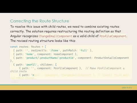Fixing Angular 9 Route Children Not Working