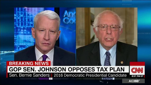"Trickle-down economics in my view is a fraudulent theory. It does not work and it only benefits the wealthy," says U.S. Senator Bernie Sanders of permanent corporate tax cuts in the GOP plan, versus temporary cuts for people. http://cnn.it/2hDQpSu | CNN