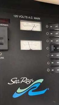 Sea Ray Generator Testing - Sea Ray Sundancer #westerbeke #searay #boating