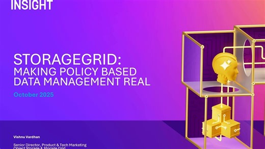 StorageGRID makes policy based data management real