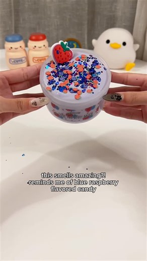 little bean •ᴗ• | smells just like a berry smoothie 🤤 @bonbonslime.shop review! ft. love you berry much #asmr #slime #review #satisfying #slimeasmr... | Instagram