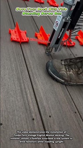 Save Your Back With This Standing Screw Gun