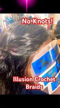 Why I’m So Excited About This Invisible Illusion Crochet Braid Style 👀 | No Knots, Natural Look”