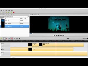 Video editing on Linux: Openshot