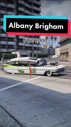 here are the customization options available on the upcoming Albany Brigham. Coming soonish to GTA online. probably around Halloween (there will be a ghost hunting event this year so I bet that's when it comes into play) #update #cars #gta5 #gta #gtaonline #gaming #gamingontiktok #car #game