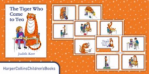 The Tiger Who Came to Tea Sequencing Cards