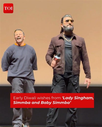 #SinghamAgain is my baby's debut; #RanveerSingh reveals #DeepikaPadukone was pregnant with 'Baby Simmba' during the shoot Details http://toi.in/zFtoJa | The Times of India