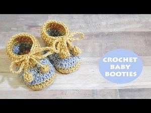 Crochet baby booties | Easy pattern for beginners | Crochet With Samra