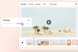 Mejorador de vídeo gratuito: Mejora la calidad del vídeo online | Canva
